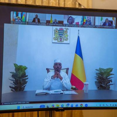 رئيس الجمهورية يشارك عبر تقنية الفيديو في القمة الاستثنائية التاسعة للمجموعة الاقتصادية لدول وسط إفريقيا