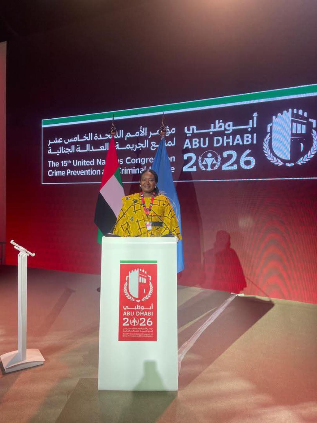 15e CONGRÈS DES NATIONS UNIES POUR LA PRÉVENTION DU CRIME ET LA JUSTICE PÉNALE À ABOU DHABI